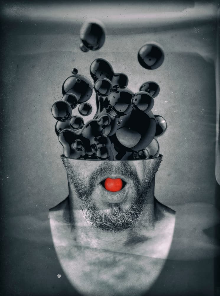 Surreal Mind Bubbles by Dan-Stefan Susa — canvas wall art