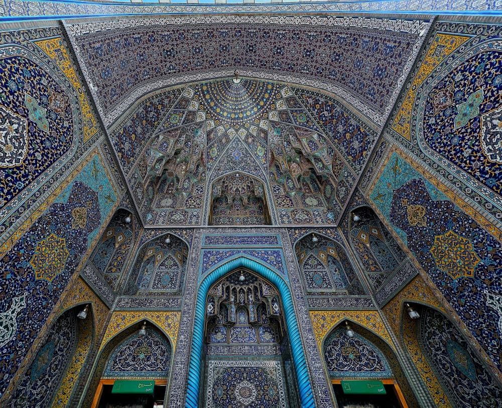 Grand Mosque Interior by AMIR ALI NAVADEH SHAHLA — canvas wall art