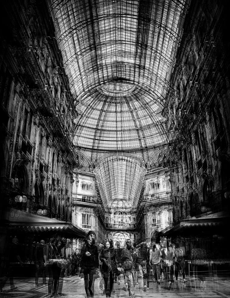 Grand Milan Gallery by Samanta Krivec — canvas wall art