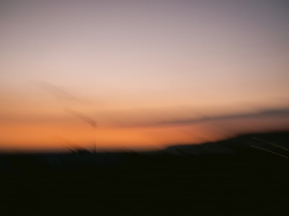 Blurry Tamraght Sunset by Raisa Zwart — canvas wall art
