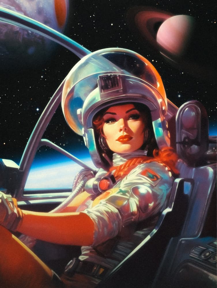 Next Stop Mars by Taudalpoi — canvas wall art
