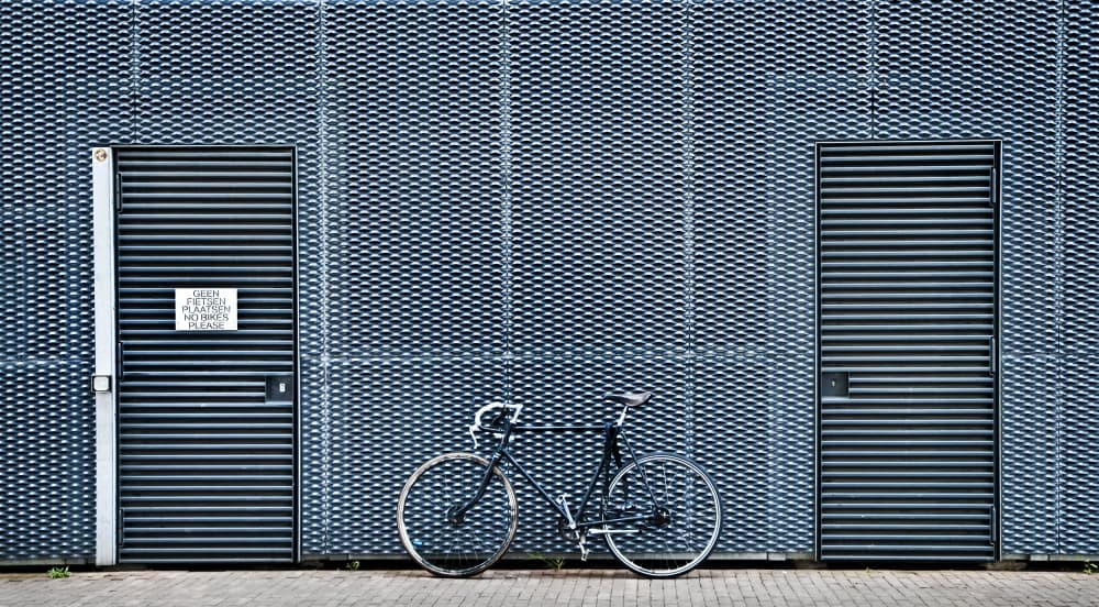 Urban Bicycle Grid Wall