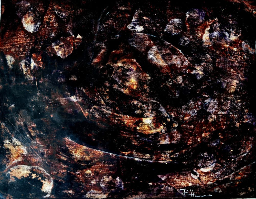 Dark Earthy Swirls by Preston Harmon — canvas wall art