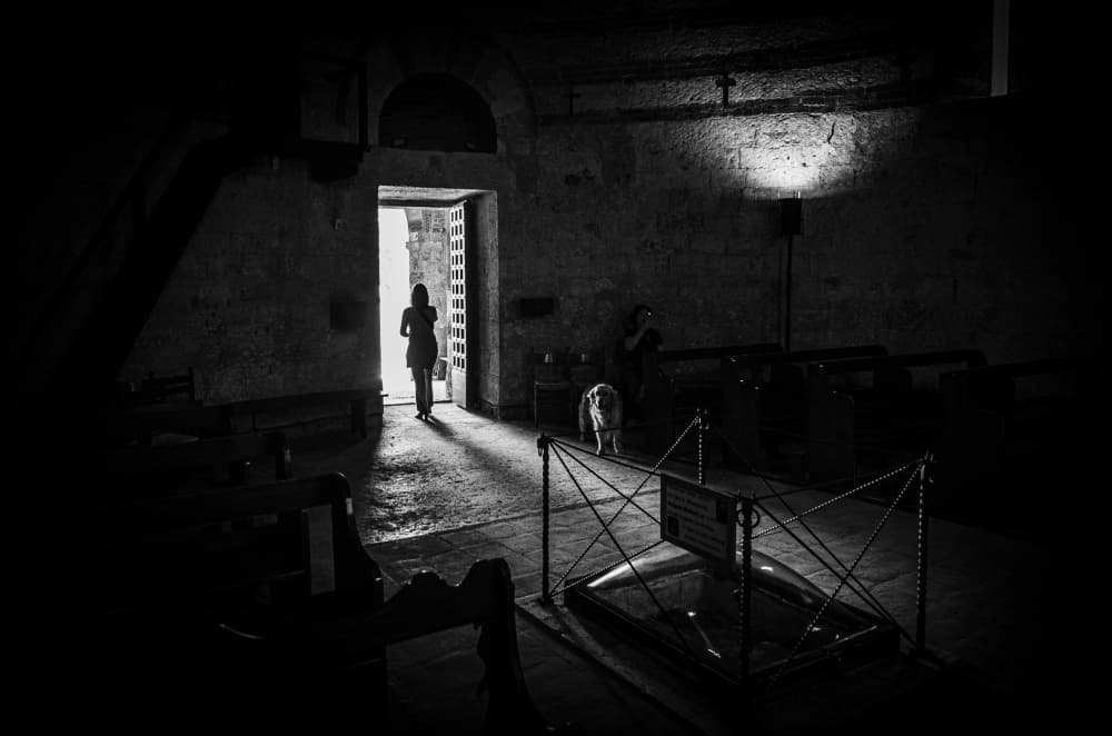 Light Through an Ancient Door by Flavio Bertazzi — canvas wall art