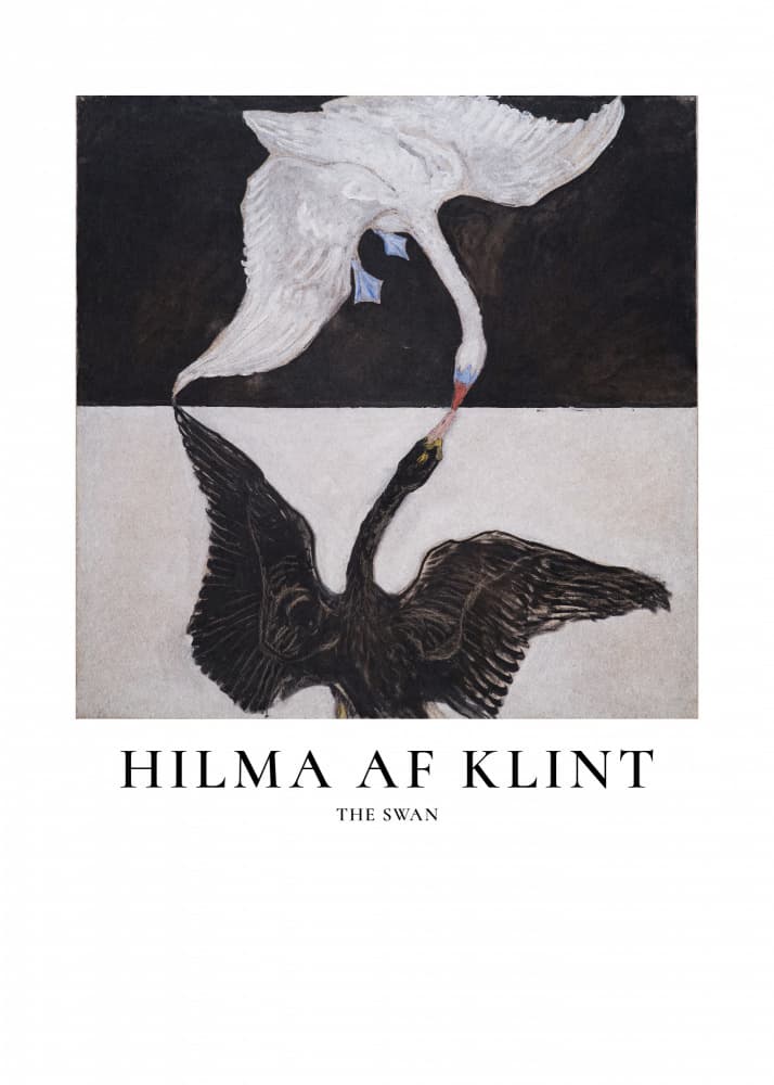 The Swan by Hilma Af Klint — canvas wall art