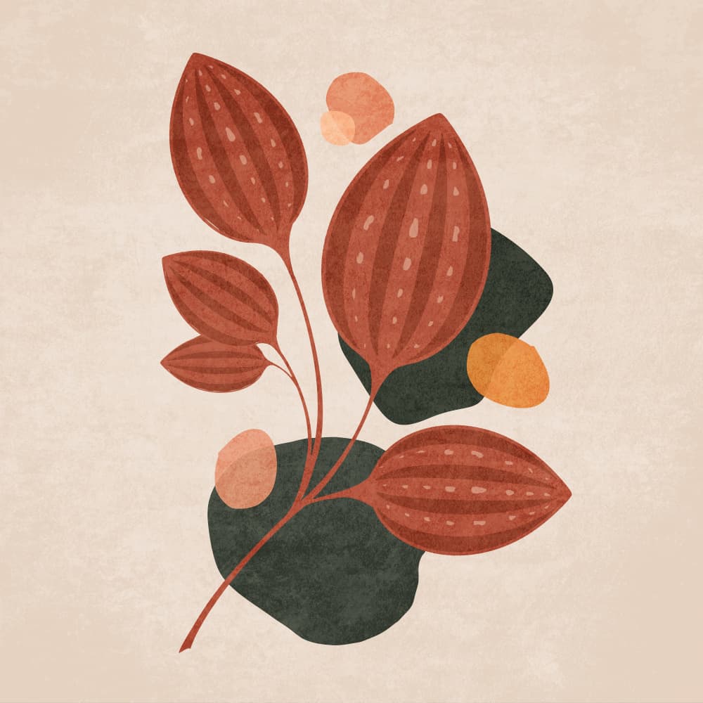 Autumn Leaves Dance by Emel Tunaboylu — canvas wall art