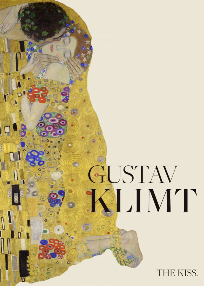 The Kiss (1907–1908) Special Poster by Gustav Klimt — canvas wall art