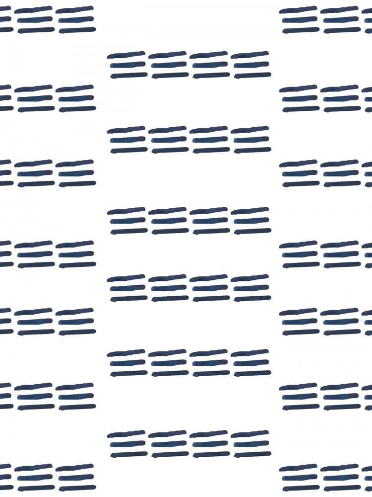 Abstract Blue Lines by Elizabeth C — canvas wall art