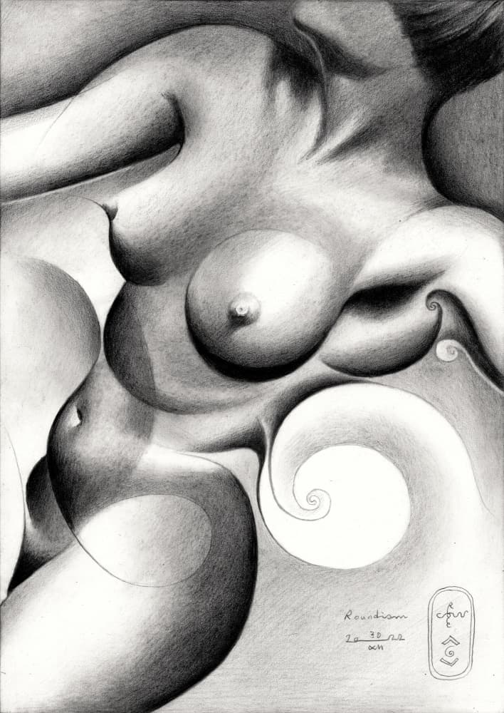 Roundism - 30-12-22 by Corné Akkers — canvas wall art