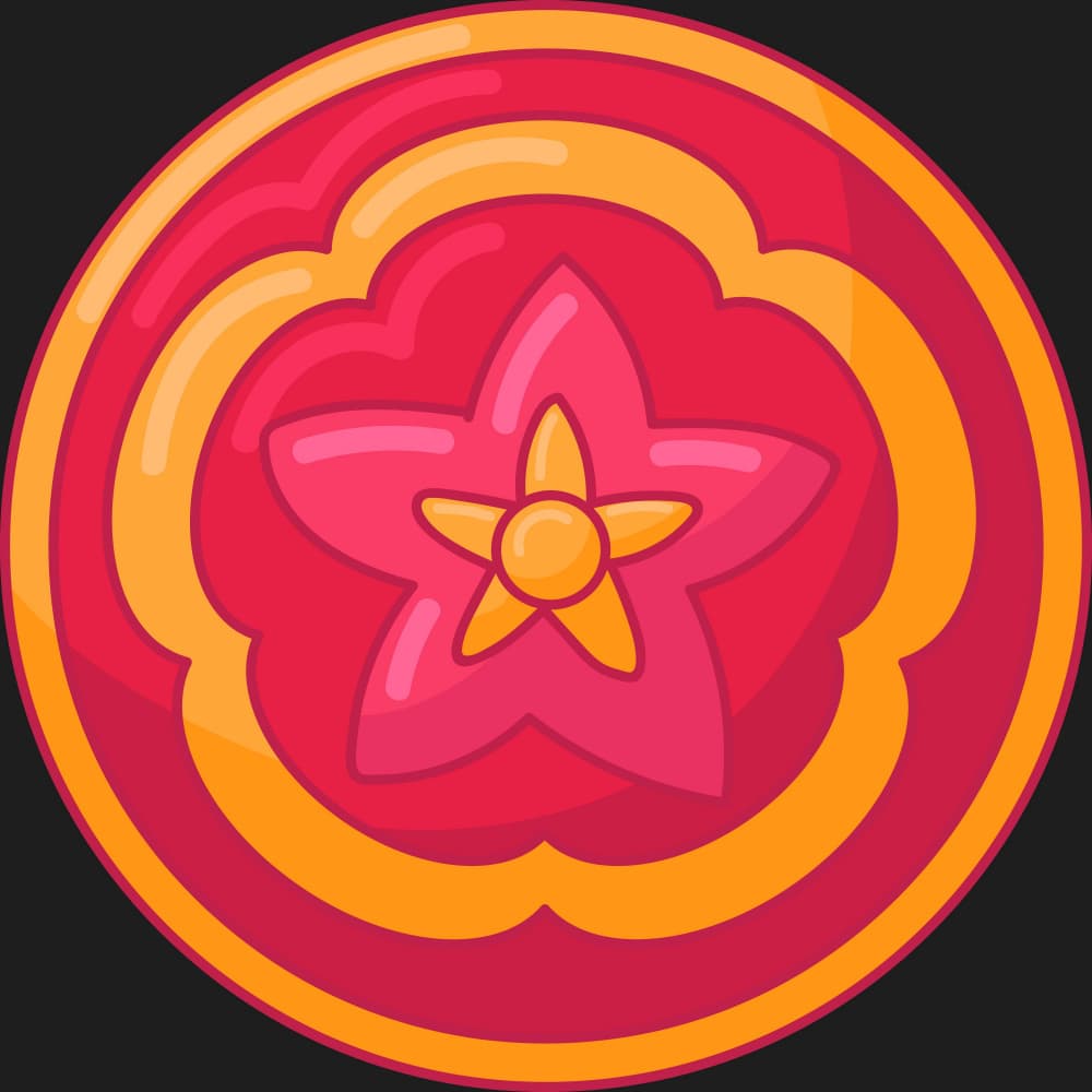 Sweet Star Blossom by Marika Barsrsind — canvas wall art
