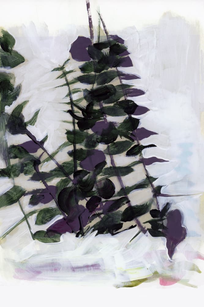 Abstract Botanical Foliage by cartissi — canvas wall art