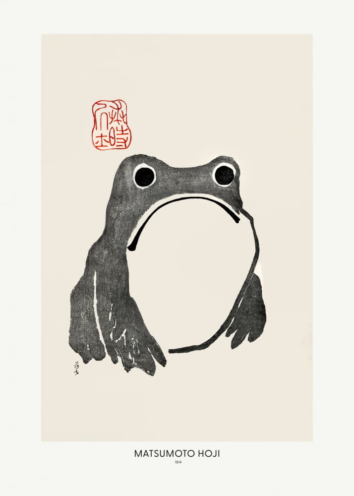 Frog 1814 By Matsumoto Hoji by Matsumoto Hoji — canvas wall art