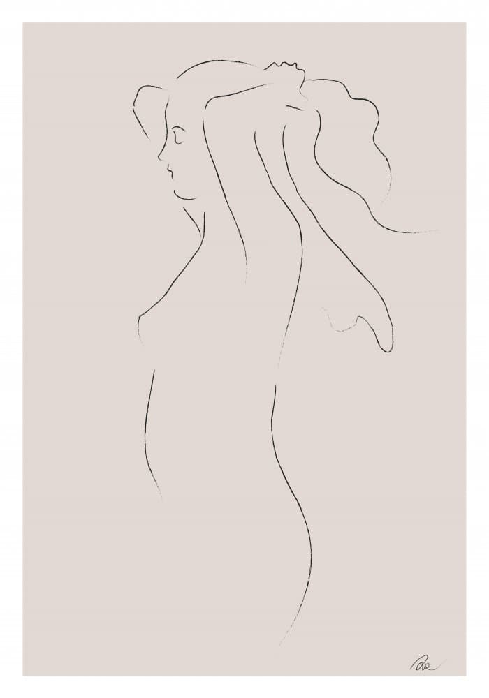 Elegant Female Form by Pictufy Studio II — canvas wall art