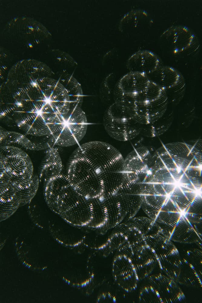 Sparkling Disco Balls by Samantha Hearn — canvas wall art