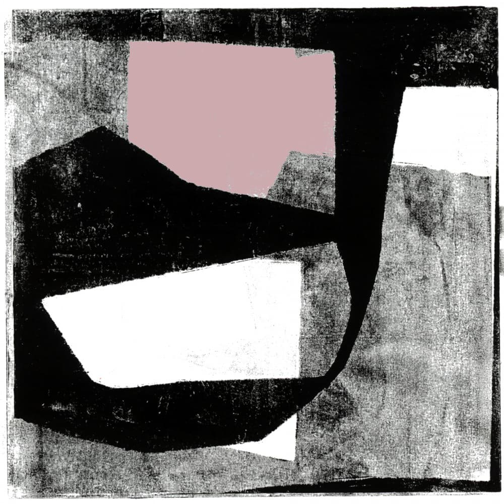 Muted Pink Geometry by cartissi — canvas wall art