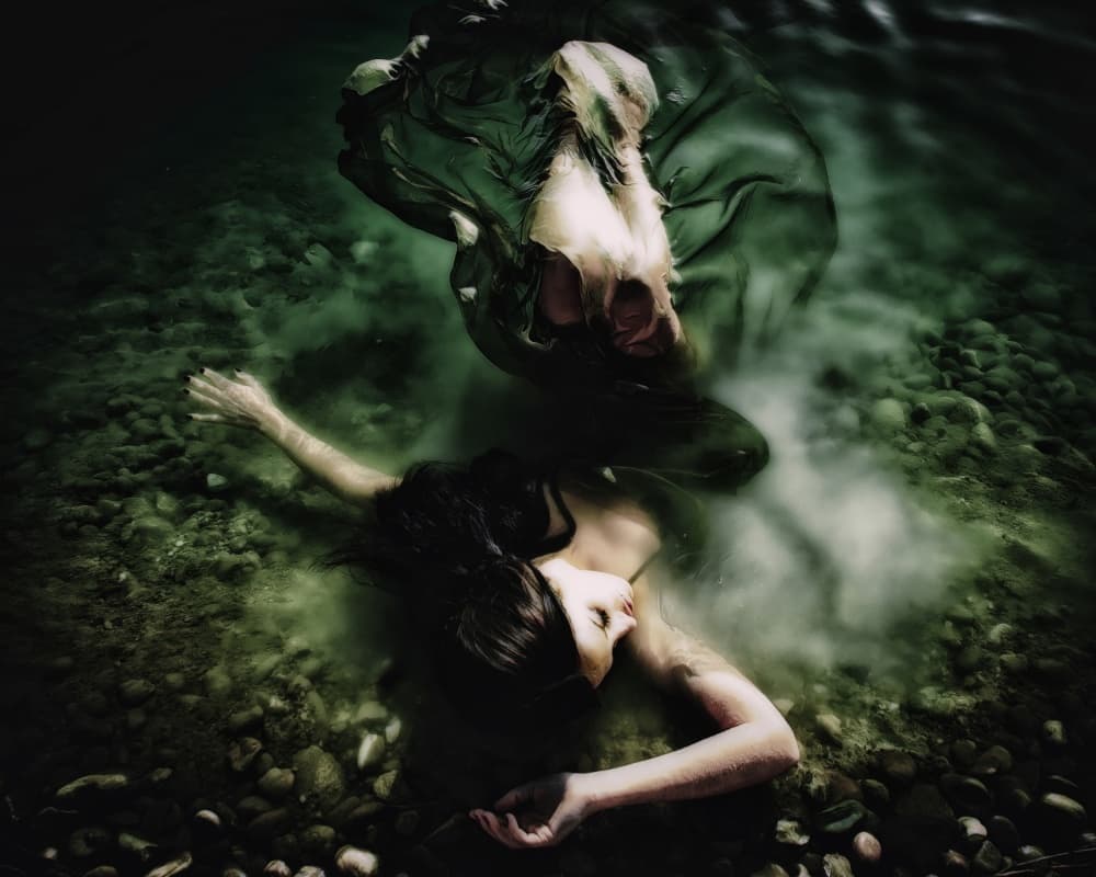 Deep Water Reflection by Erkan Camlilar — canvas wall art