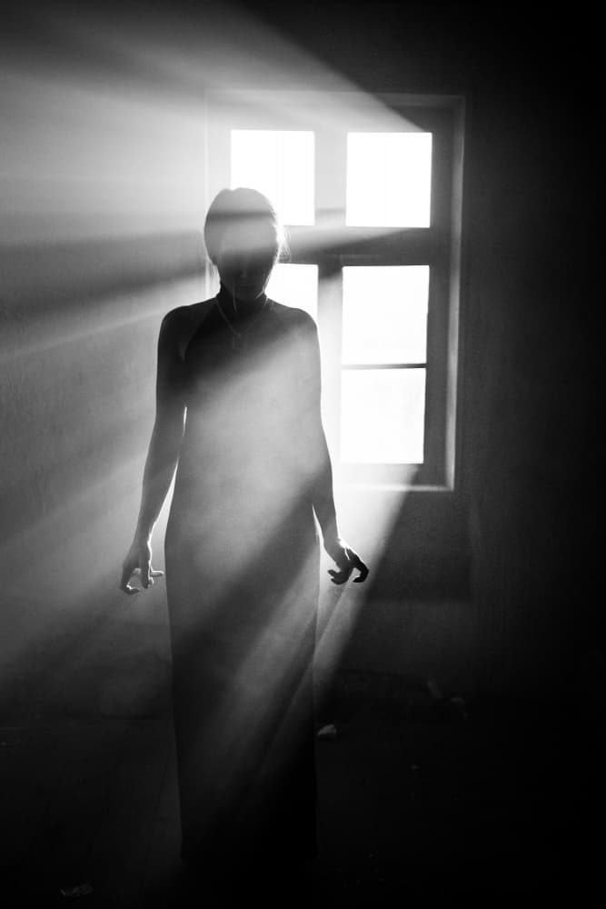 Woman In Dreamy Light by Sorin Mosescu — canvas wall art