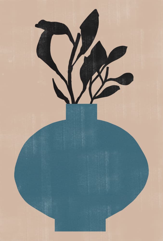 Vase No8. by THE MIUUS STUDIO — canvas wall art