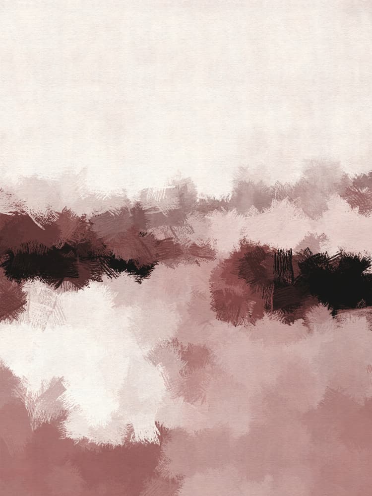 Terracotta Abstract Brushstrokes by Dina Dankers — canvas wall art