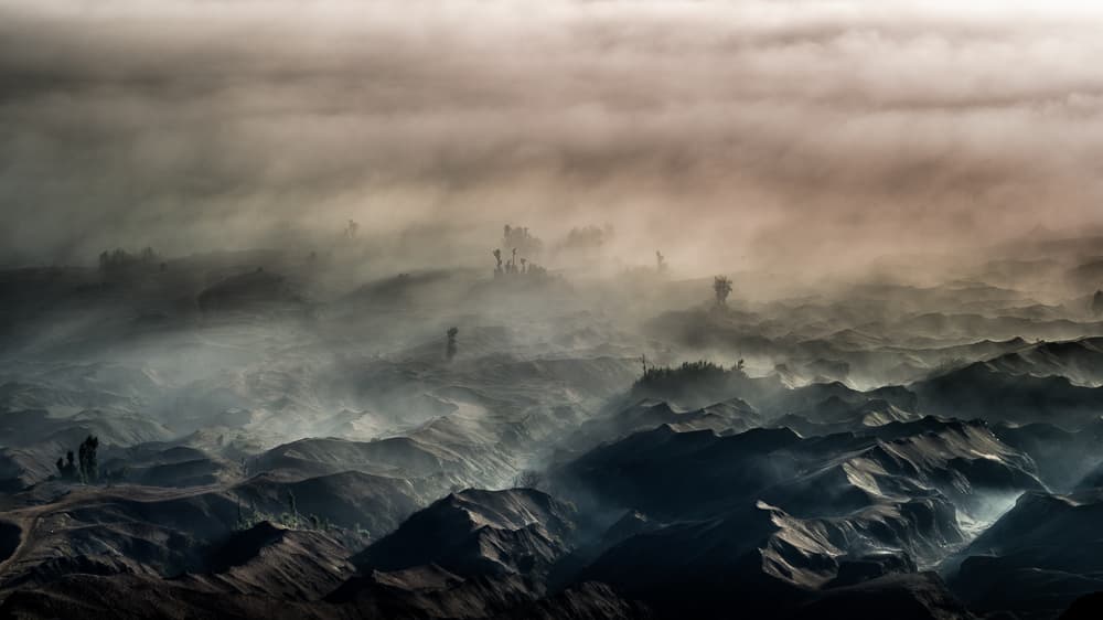 Ethereal Misty Valley by Rudi Gunawan — canvas wall art
