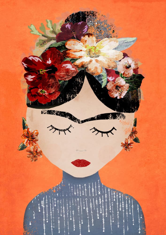 Floral Dreamer by Treechild — canvas wall art