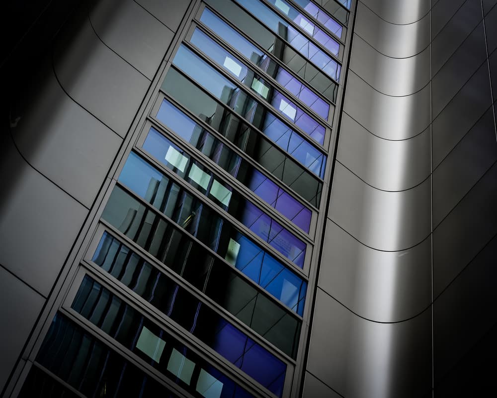 Sleek Urban Reflections by Stefan Buder — canvas wall art