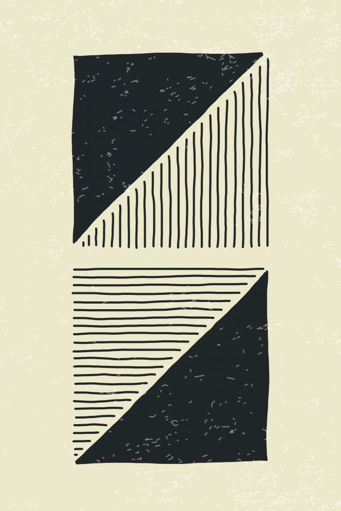 Abstract Geometric Shapes by jay stanley — canvas wall art