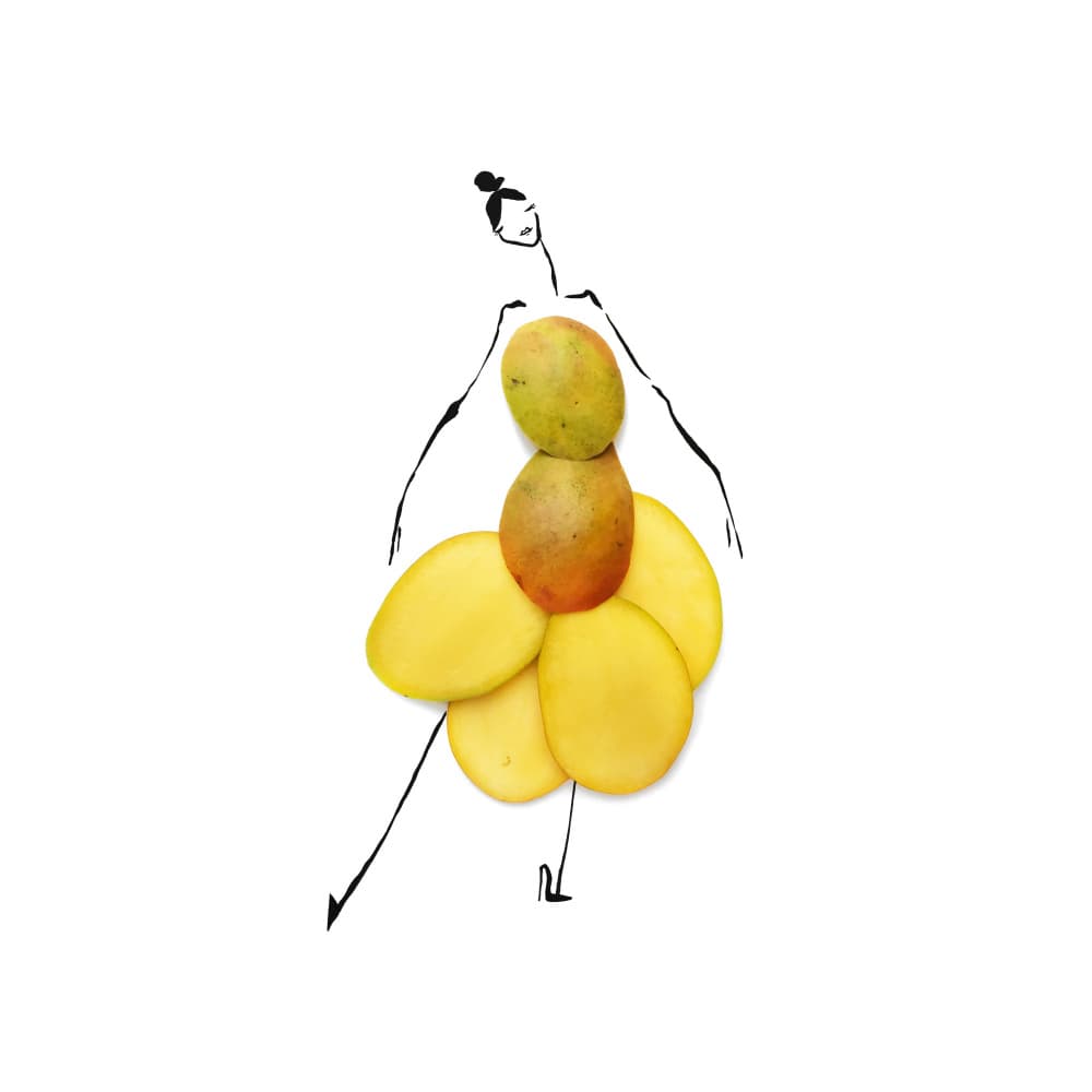 Creative Mango Woman by Gretchen Roehrs — canvas wall art