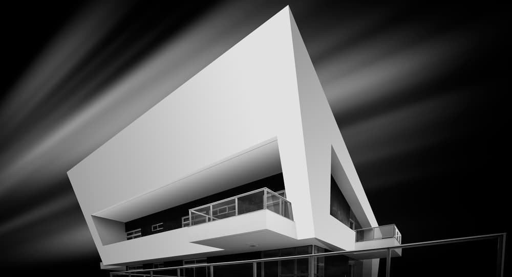 Abstract Building Light Streaks by Jackson Carvalho — canvas wall art