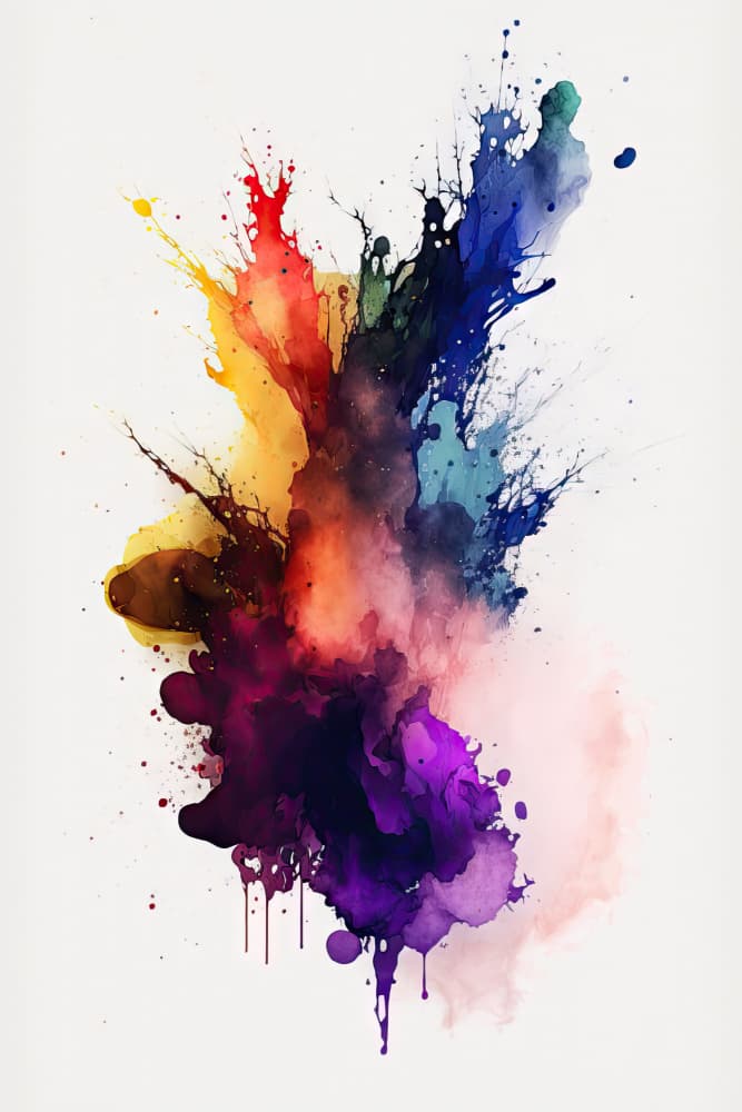 Vibrant Color Explosion by Mauro — canvas wall art