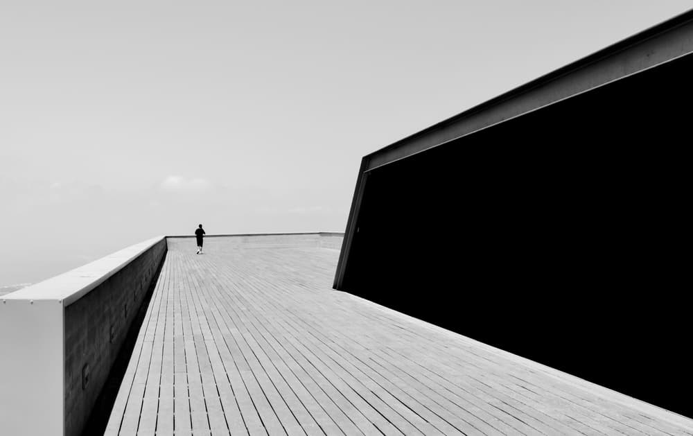 Minimalist Deck Runner by RABIA BASHA ARTIST — canvas wall art