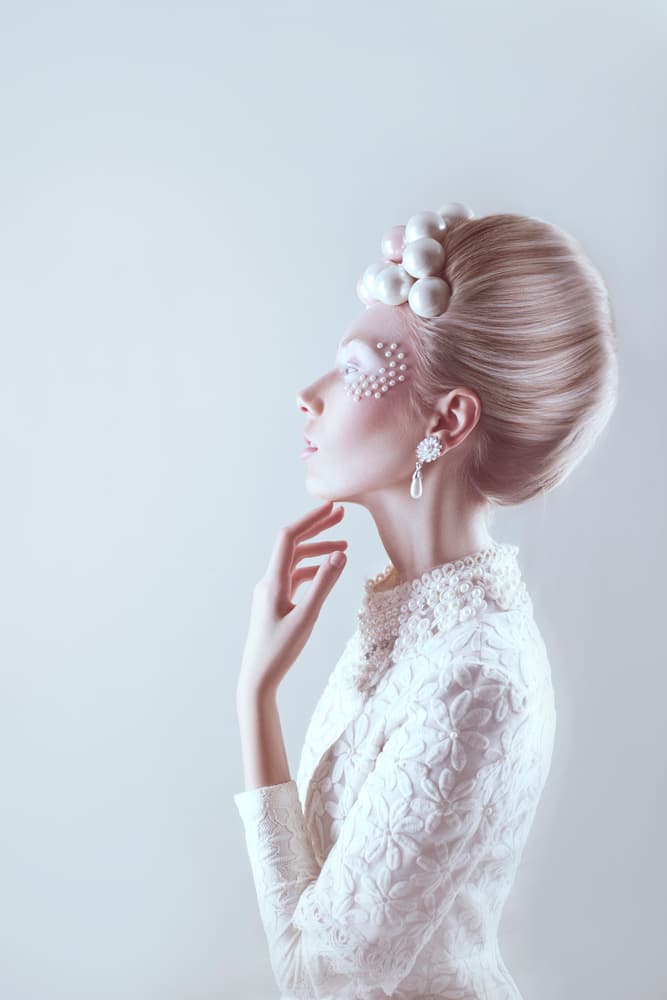 Winter Pearl Elegance by marinastudio — canvas wall art