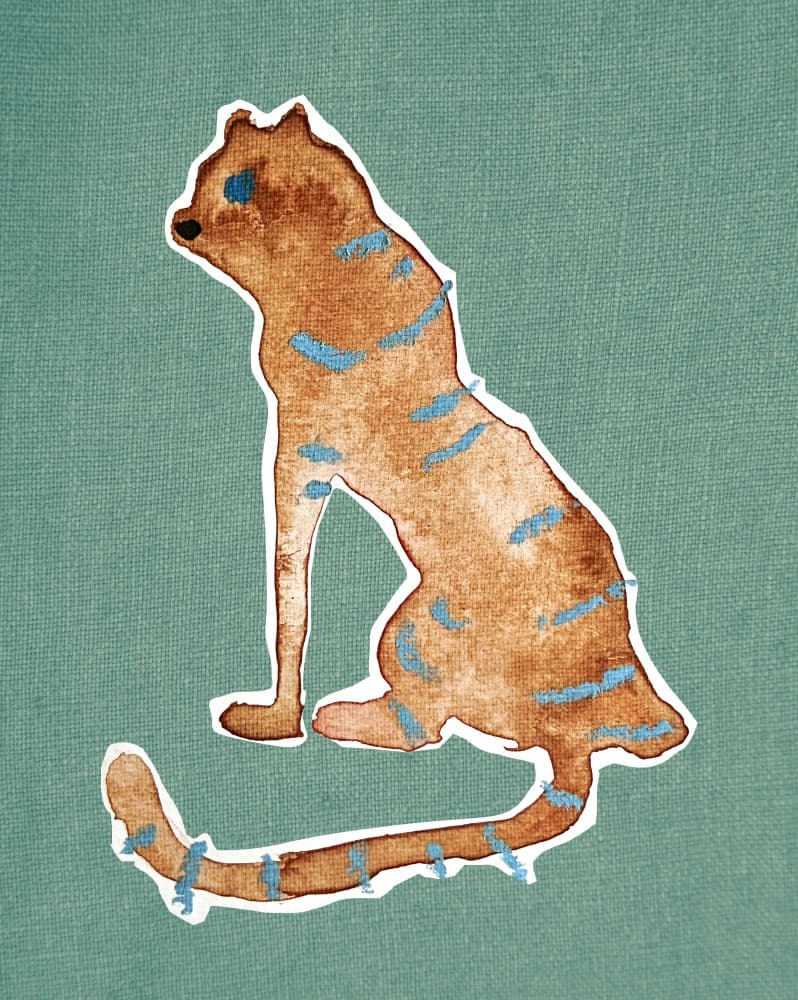 Tiger Blue by Christina Misuro — canvas wall art