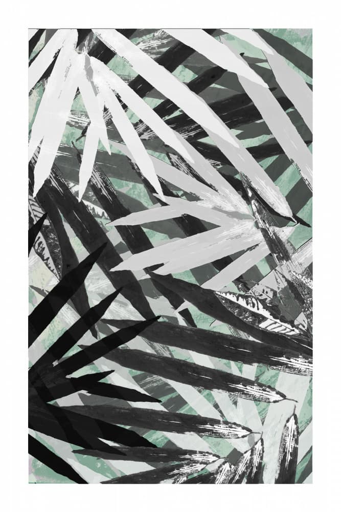 Abstract Tropical Foliage by cartissi — canvas wall art