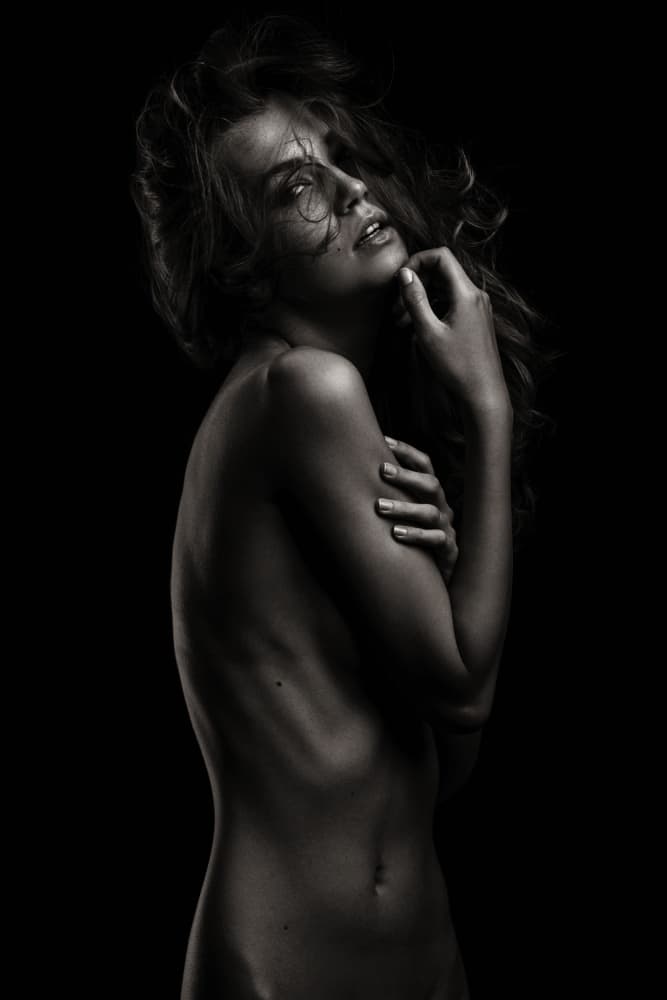 Pensive Female Form by Martin Krystynek MQEP — canvas wall art