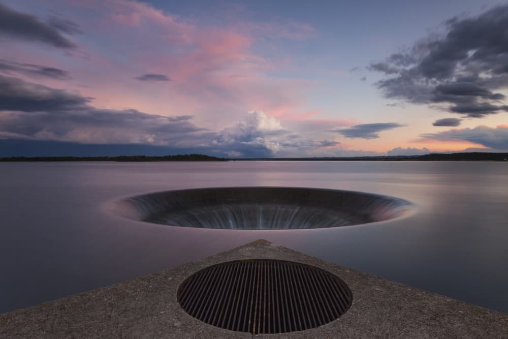 Twilight Glory Hole by Paulo Nogueira — canvas wall art