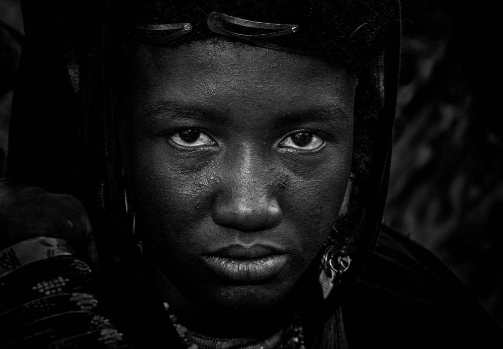 Intense Young Gaze by Joxe Inazio Kuesta Garmendia — canvas wall art