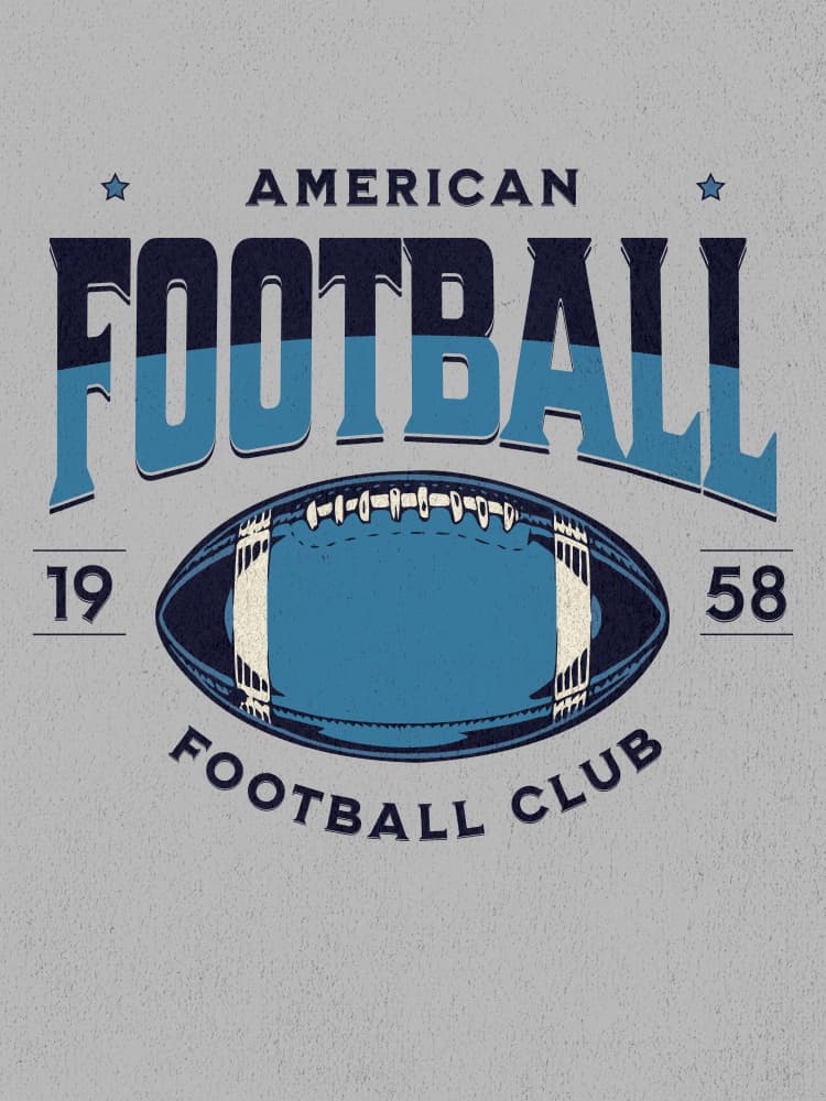 American Football Club by Pictufy Studio IV — canvas wall art