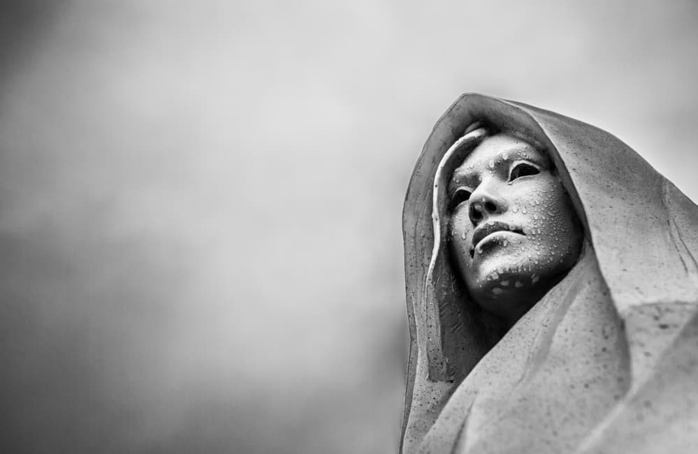 Contemplative Hooded Figure by Steve Hermann — canvas wall art
