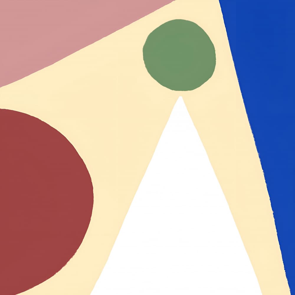 Bold Abstract Shapes by Cesare Bellassai Art — canvas wall art
