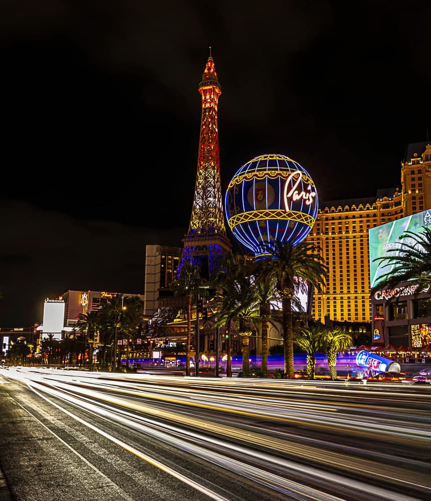 Iconic Vegas Night by Rob Ryan — canvas wall art