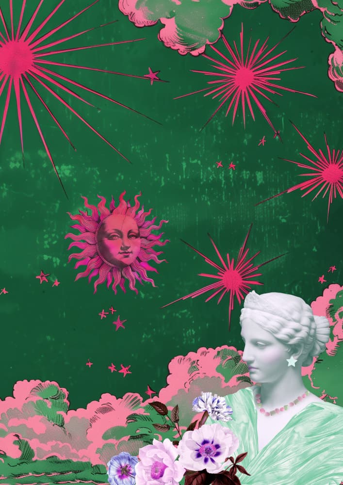 Surreal Garden Goddess by Talitha McQueen — canvas wall art