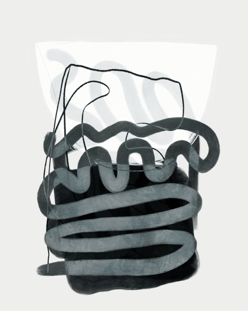Painted Lines Swazz 3 Kopie by Ana Rut Bre — canvas wall art