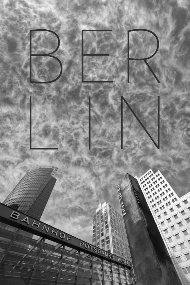 Berlin Potsdamer Platz by Melanie Viola — canvas wall art