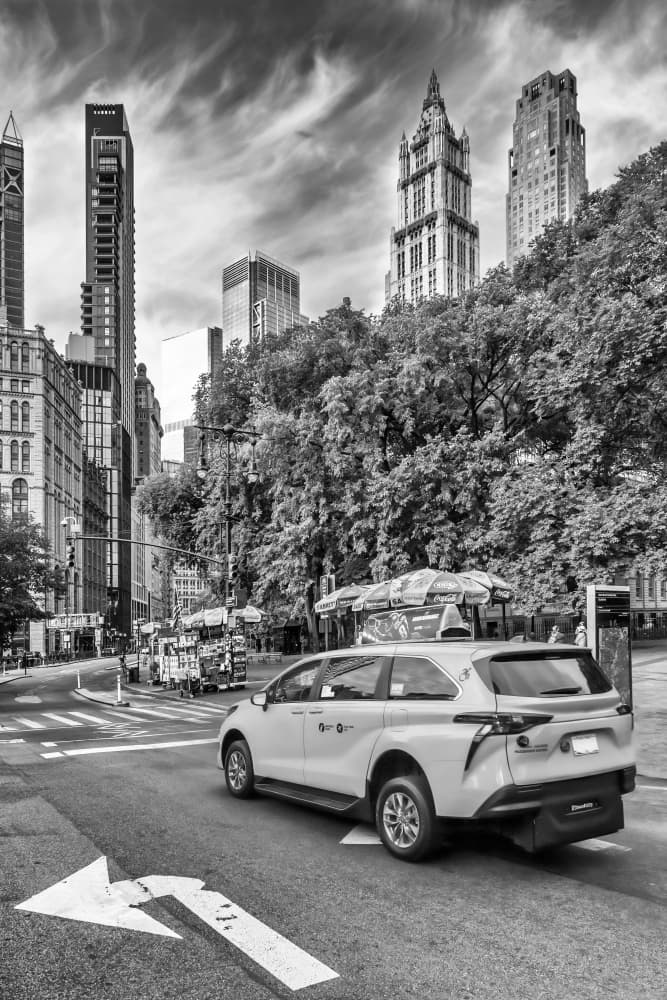 New York City Street by Melanie Viola — canvas wall art