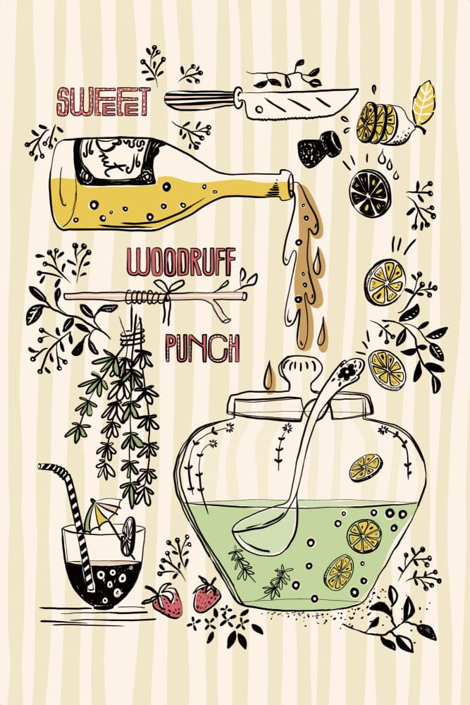 Sweet Woodruff Punch by Annick — canvas wall art
