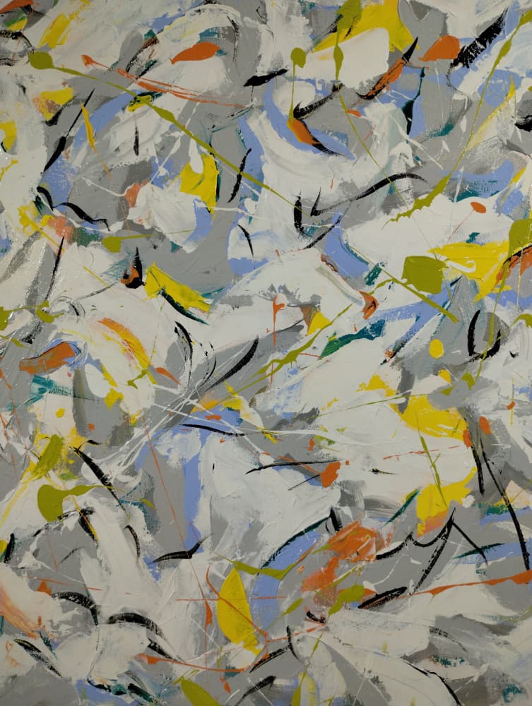 Vibrant Abstract Energy by Michael Cross — canvas wall art