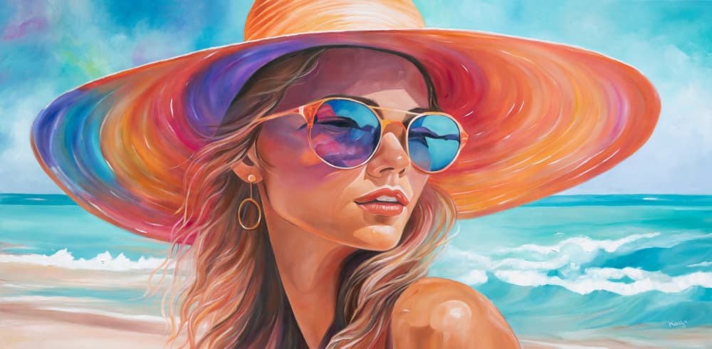Facing the Sun by Kay Shanley — canvas wall art