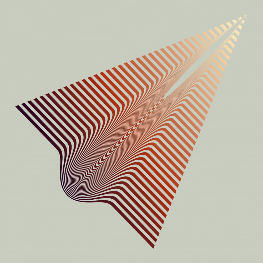 Flowing Paper Plane by Angelo Cerantola — canvas wall art