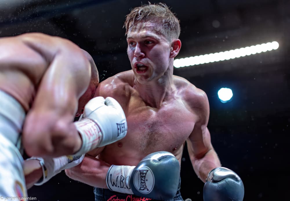 Intense Boxing Match by Jørgen Sørensen — canvas wall art